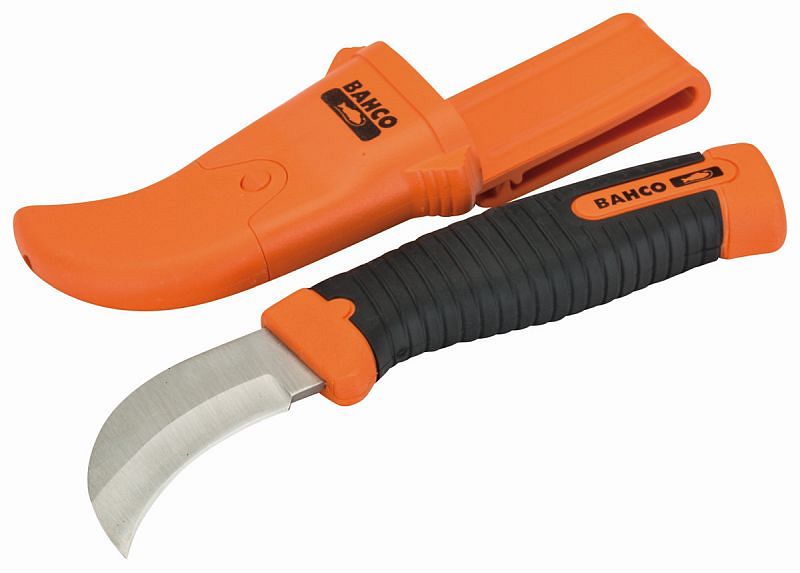 BAHCO - Couteau d'électricien avec guide 160 mm