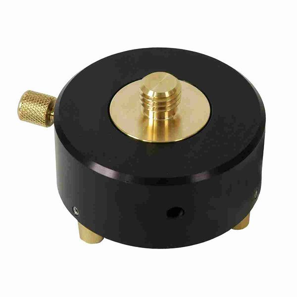 Adaptateur pour trépied rotatif proNIVO type : Wild/Leica avec broches femelles DIN amovibles (type Zeiss), avec filetage 5/8", 206-6125-25