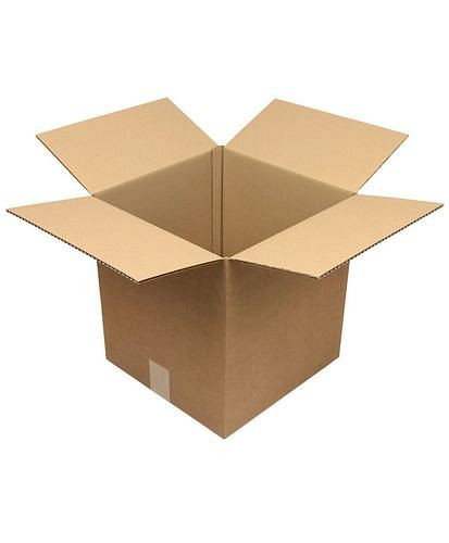 Boîte pliante en carton ondulé TransPak 1 paroi, dimensions intérieures 305 x 305 x 330 mm, qualité 1,40C, paquet de 25, 299251