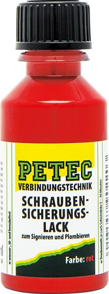 Petec Threadlocker, Rouge, 20ml, 90220