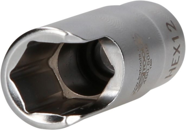 KS Tools Douille de raccord de tuyau coudée spéciale 3/8", 12 mm, 460.5086
