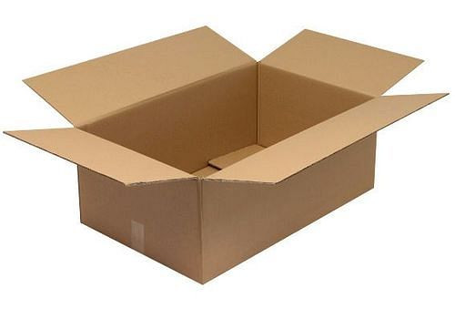 Boîte pliante en carton ondulé TransPak, 2 parois, dimensions intérieures 800 x 500 x 300 mm, qualité 2.30BC, lot de 15, 299415