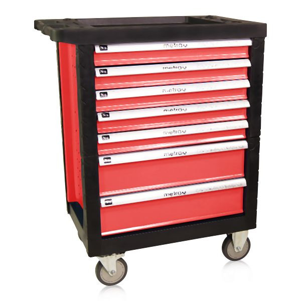 Chariot d'atelier Metra, rouge, 10241
