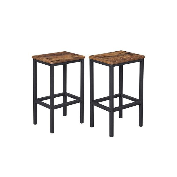 VASAGLE tabourets de bar lot de 2 style industriel, LBC65X