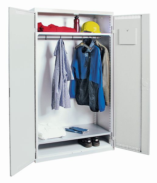 armoire émoussée MovaFlex, 7035/7035, 2 étagères, largeur 1000 mm, 7948007