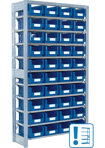 BITO porte-conteneurs avec 40SK 1849x908x324 add-on galvanisé sur place FP, 53042