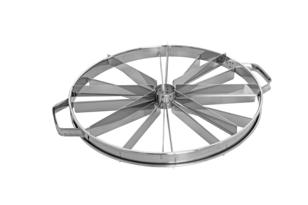 Diviseur à gâteau Schneider, 8/12 pièces, inox, double face, très stable, 120190