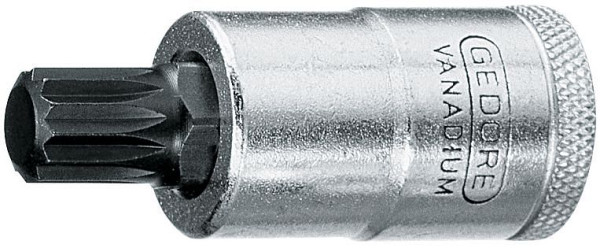 Embout de tournevis GEDORE 1/2'' pour vis cannelées internes XZN, M14, 1888943