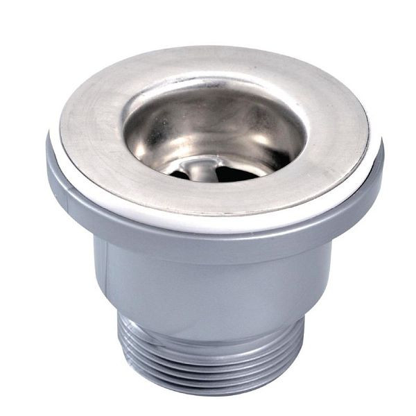 Bouchon de vidange Gastro M acier inoxydable / plastique 38mm, CW370