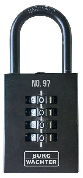 Cadenas BURG-WÄCHTER Numero 97 40 SB, HxLxP (extérieur) : 93,6 x 40,7 x 15,9 mm, UE : 5 pièces, 39531