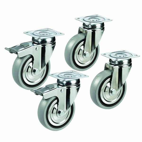 Vaiotec KIT À ROULEAU pour réfrigérateurs et congélateurs 2 et 3 portes + réfrigérateurs et congélateurs 1 porte série TOPLINE, 10319