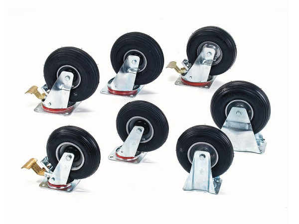 Growi air roulette pivotante 260 mm, avec double butée, 10314400