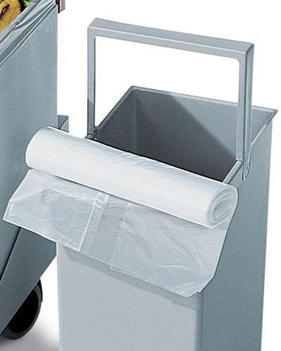 Sacs poubelle DENIOS en HD-PE, pour bac de collecte des matières recyclables de 15 litres, UE : 50 pièces, 116-011