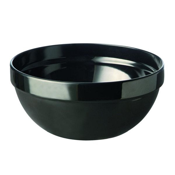 Bol APS "FRIENDLY", bol, en plastique recyclé (PET), Ø 14 cm, hauteur 6,5 cm, 0,5 litre, noir, 79025