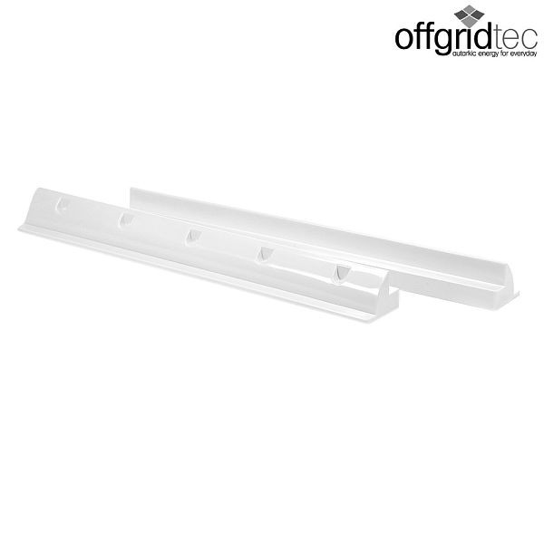 Offgridtec spoiler de module solaire blanc support 68 cm robuste, 8-01-006565