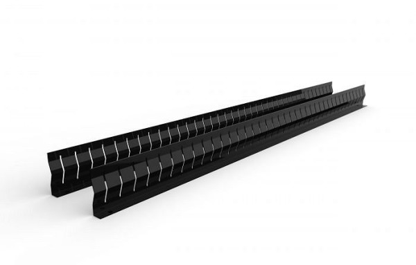 Boxo avant et arrière pour séparateurs de tiroirs 750x62 mm, UE : 2 pièces, DD009-A01C