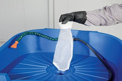 Sac filtrant DENIOS pour évacuation de piscine, nylon, 50 µm, pour diverses tables de nettoyage bio.x, 192-772