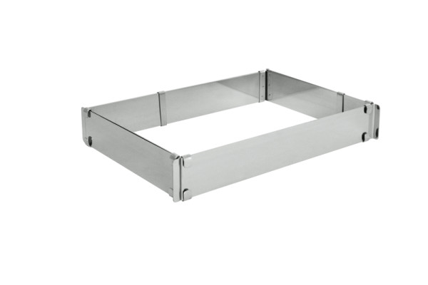 Cadre de cuisson Schneider réglable 216x310x50 mm, acier inoxydable, maximum 405x605x50 mm, 155430
