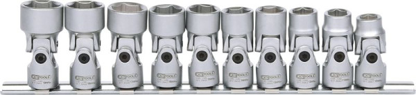 KS Tools Jeu de douilles hexagonales 3/8" avec joint, 10 pièces 10-19 mm, 917.3940