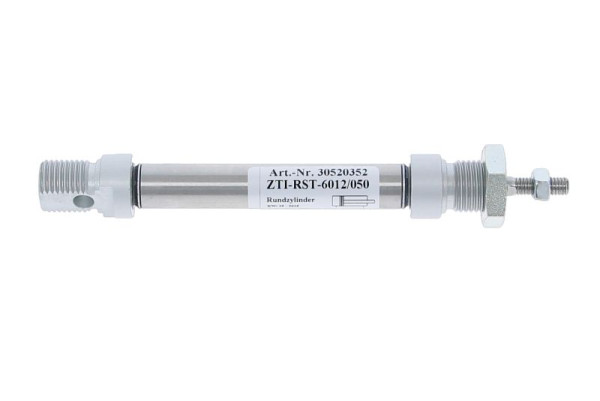 temporisateur ZTI-RST6012/050, cylindre rond norme ISO 6432, double effet - détection de position sans contact, Ø piston : 12 mm, course : 50 mm, 30520352