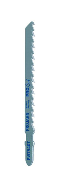 Lame de scie sauteuse Projahn PW7540T HCS 75x4.0mm PROCut UV: 5 pièces, 63125