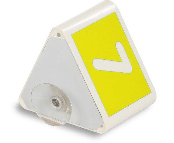 Porte-code Eichner, jaune, séquence de chiffres : 1-25, UE : 25 pièces, 9218-00793A