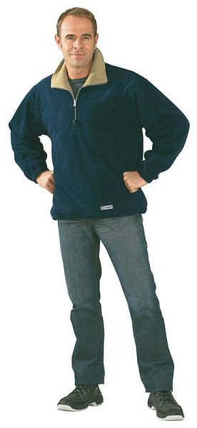 Planam Outdoor Relax Fleecetroyer, marine/camel, taille XL, 0350056