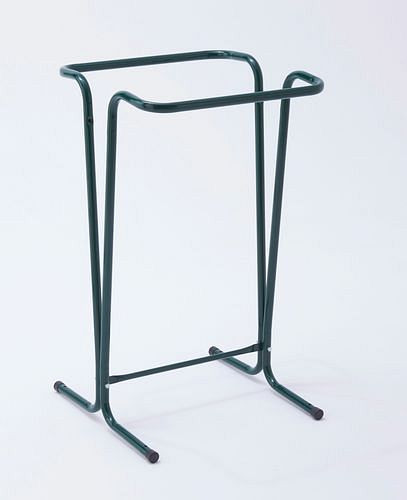 Support sac poubelle DENIOS 120 litres, dispositif debout, vert, 265-625