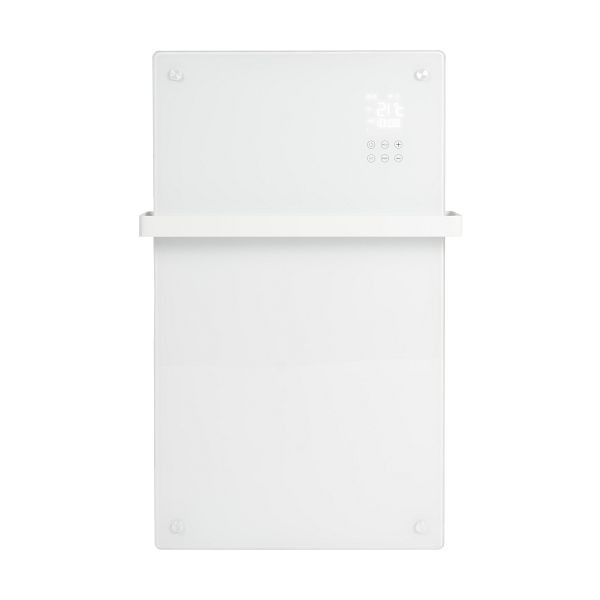 Radiateur sèche-serviettes Eurom Alutherm Sani Verre 1200 WiFi blanc, 361254