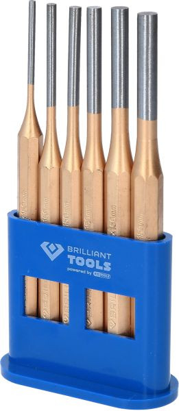 Brilliant Tools chasse-goupilles / jeu de poinçons, 6 pièces, BT085070