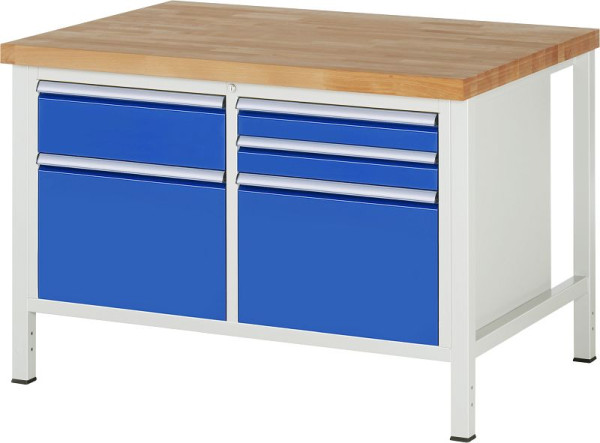 Etabli RAU série 8000 - modèle 8472, L1250 x P900 x H840-1040 mm, 13-8472A2-129B4H.11