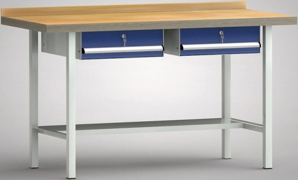 Etabli standard KLW - 1500 x 700 x 840 mm L x P x H, WS003N-1500M40-E1610