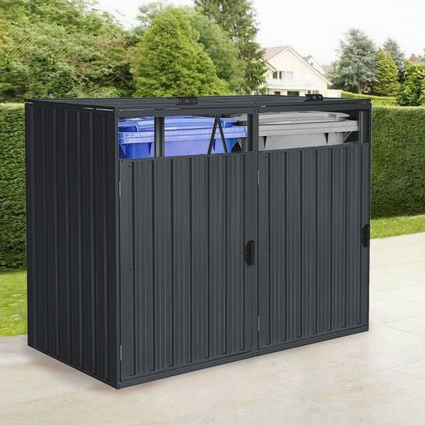 HOME DELUXE poubelle CUBO 4x 240 l, 49889