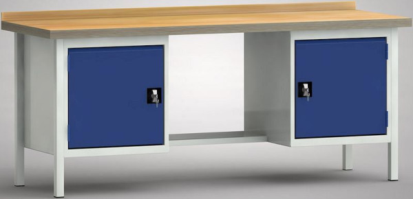 Etabli professionnel KLW - 2000 x 700 x 845 mm L x P x H, WP202N-2000M45-X7010