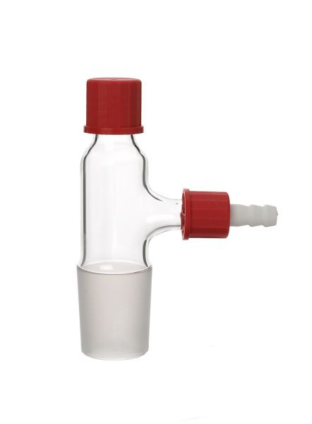 Raccord de vide Rettberg pour refroidisseur vertical, noyau NS 29/32, côté GL 14, haut GL 18, 107000374