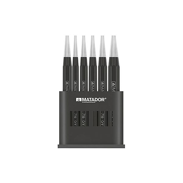 Jeu de poinçons MATADOR, 6 pièces, 3 - 10 mm, 0716 9060