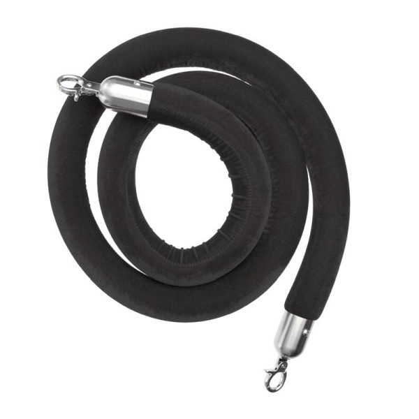 Corde ALLPAX STOPPO noire, acier inoxydable, 10001954