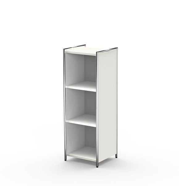 Kerkmann buffet/séparateur de pièce pour 3 OH, Artline, L 410 x P 380 x H 1150 mm, blanc, 13740510