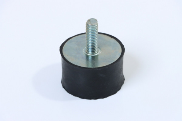 Tampon caoutchouc ELMAG Ø 50 x H : 30 mm, AG M10 x IG M10, 11985