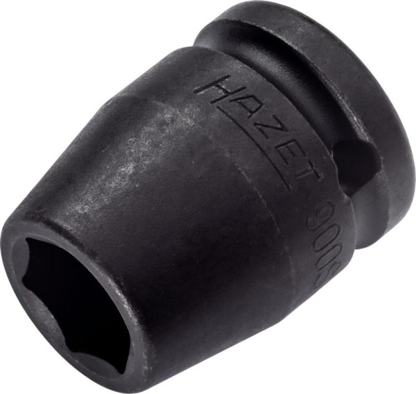 Impact Hazet, douille tournevis machine, 6 pans, carré creux 12,5 mm, profil traction 6 pans extérieur, 15 mm, 900S-15