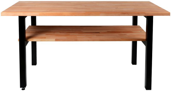 Etabli en pin HOBBY, dimensions : 1500 x 600 x 740 - 1040 mm, Hobby 2-0FLEXI