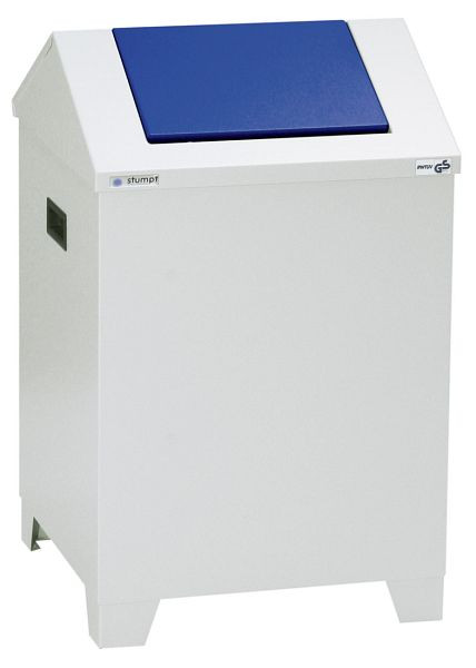 tri des déchets contondants PWK, RAL 7035/5010, 73 litres, 5101002
