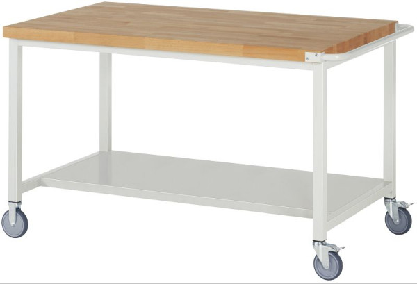 Etabli mobile RAU série 8000, avec étagère, 1500x880x900 mm, 05-8000-6-159B4S.12