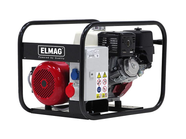 Groupe électrogène ELMAG SEB 8000WD-IP54, avec moteur HONDA GX390, 53170