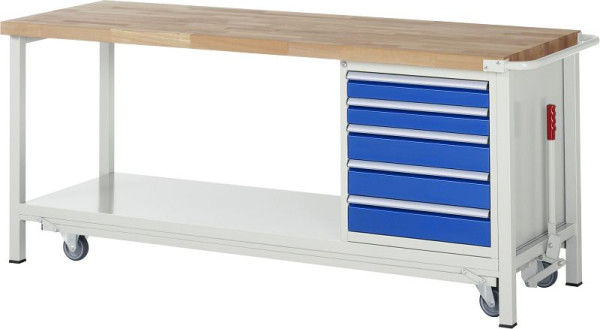 Etabli abaissable RAU 8000 - modèle 8171, L2000 x P700 x H880 mm, 15-8171A6-207B4F.11