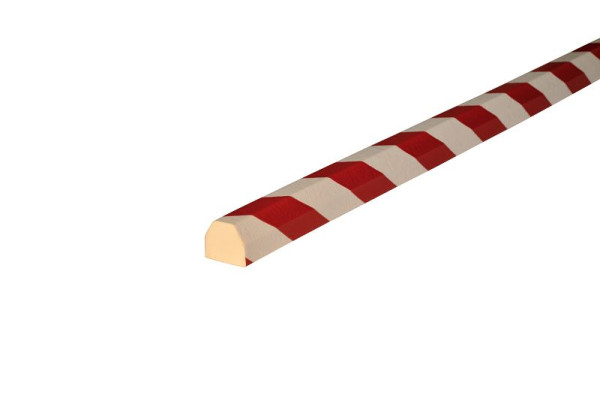 Protection de surface Knuffi, profil d'avertissement et de protection type CC, rouge/blanc, 1 mètre, PC-14112
