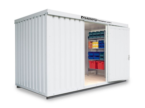 FLADAFI Materialcontainer IC 1400, isoliert, mit isoliertem Boden, 4.050 x 2.170 x 2.500 mm, F2221410101-F911