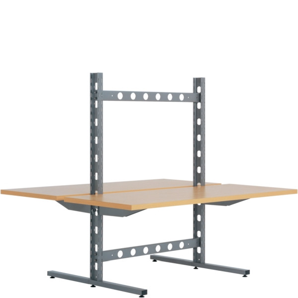 Châssis de base BITO TEC double face 250kg RAL9007 set, 19307