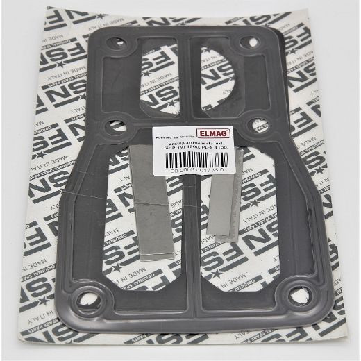 Jeu de plaques de soupape ELMAG avec joints 'KIT H', pour PL(V) 1200, PL-S 1100, PLH(V) 1080 (GS50/K35), 9101736