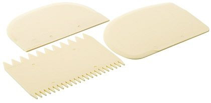 Jeu de grattoirs à pâte Contacto 3 pièces, 3062/003